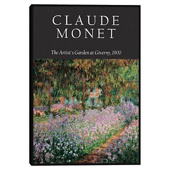 Claude Monet The Artist's Garden at Giverny 24" x 36" Wall Art