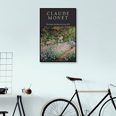 Claude Monet The Artist's Garden at Giverny 24" x 36" Wall Art