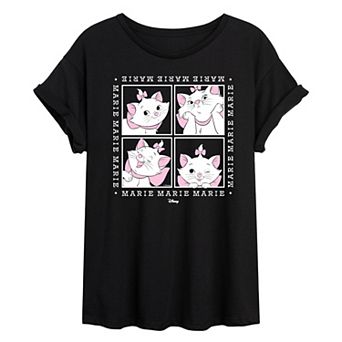 Disney's The Aristocats Marie Juniors' Oversized Tee