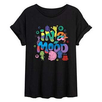 Disney / Pixar's Inside Out 2 Juniors' In A Mood Oversized Tee