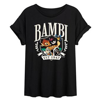 Disney's Bambi Juniors Est. 1942 Oversized Tee