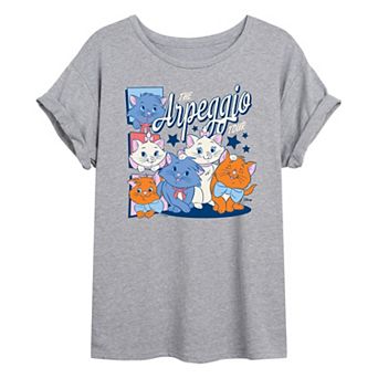 Disney's The Aristocats Juniors' The Arpeggio Tour Oversized Tee