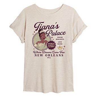 Disney's The Princess and the Frog Juniors' Tiana's Palace Oversized Tee