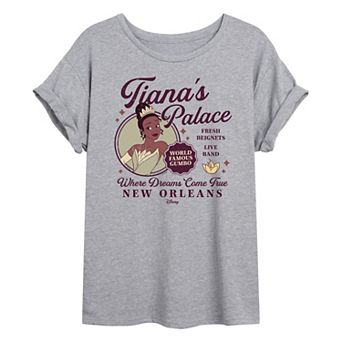 Disney's The Princess and the Frog Juniors' Tiana's Palace Oversized Tee