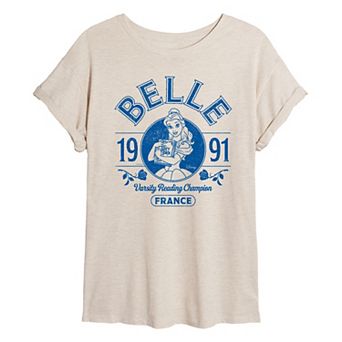 Disney's Beauty and the Beast Belle Juniors' Oversized Tee