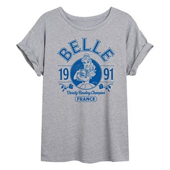 Disney's Beauty and the Beast Belle Juniors' Oversized Tee