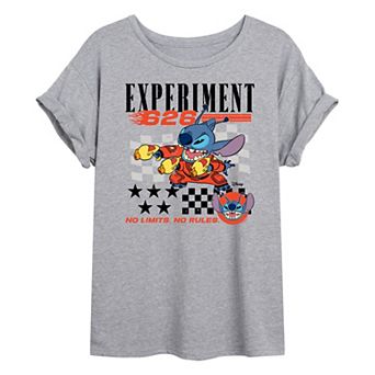 Disney's Lilo & Stitch Juniors' Experiment 626 Oversized Tee