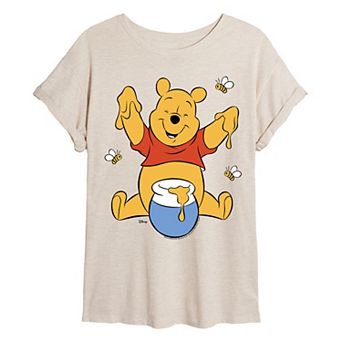 Disney's Winnie The Pooh Juniors' Oversized Tee