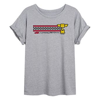 Disney / Pixar's Cars Lightning McQueen Juniors' Race Stripe Oversized Tee