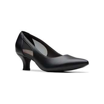 Clarks® Kepley Cora Women's Slip-On Kitten Heel Dress Shoes