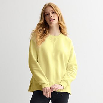 Women's Sonoma Goods For Life® Mixed Rib Crewneck Top