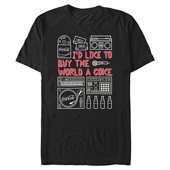 Men's Coca-Cola I'd Like To Buy The World A Coke Graphic Tee