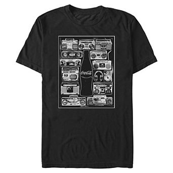 Men's Coca-Cola Vintage Boomboxes Graphic Tee