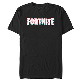 Men's Fortnite Glitchy Logo Graphic Tee