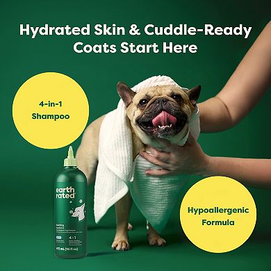 Earth Rated® 4-in-1 Soothing Hypoallergenic Dog Shampoo
