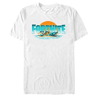 Men's Fortnite Shark Island Graphic Tee