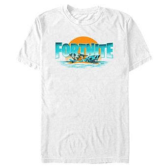 Men's Fortnite Shark Island Graphic Tee