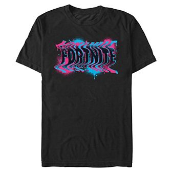 Men's Fortnite Paint Splatter Logo Graphic Tee