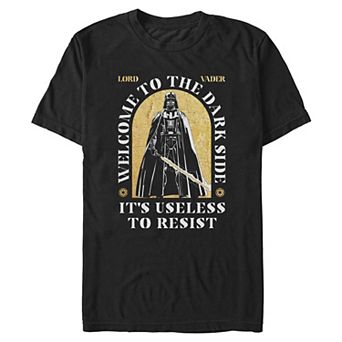 Men's Star Wars Darth Vader It's Useless To Resist Graphic Tee