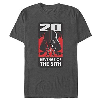 Men's Star Wars Darth Vader Revenge Of The Sith 20th Anniversary Graphic Tee