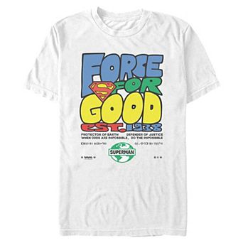 Men's DC Comics Superman Force For Good Est. 1938 Graphic Tee