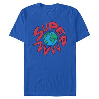 Men's DC Comics Superman Earth Graphic Tee