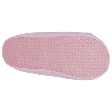 Capelli Unicorn Face Girls Faux Fur Scuff Slippers with 3D Parts & Soft Boa Applique