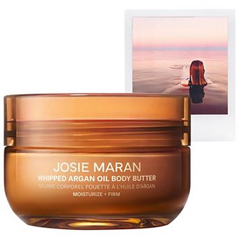 Josie Maran Vanilla Bean - Whipped Argan Oil Refillable Firming Body Butter Jar