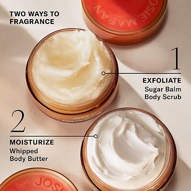 Vanilla Vibezzz - Argan Oil + Sugar Balm Refillable Exfoliating Body Scrub Jar