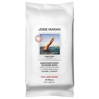 Josie Maran Argan Bare Naked Cleansing Wipes 30 ct