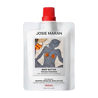 Josie Maran Topless Tangerine - Whipped Argan Oil Refillable Firming Body Butter Jar