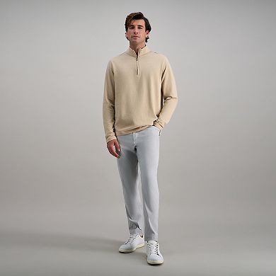 Haggar® Long Sleeve Quarter Zip Mock Neck Shirt