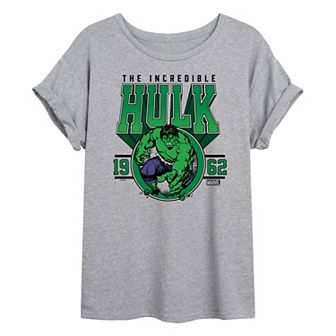 Juniors' Marvel The Incredible Hulk 1962 Oversized Tee