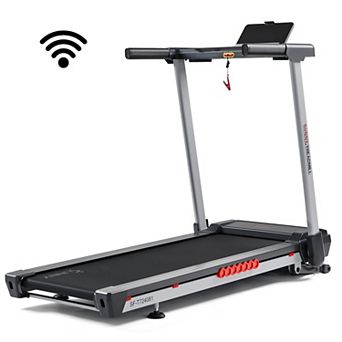 Sunny Health & Fitness Pace 500 Smart Auto Incline Wi-Fi Treadmill