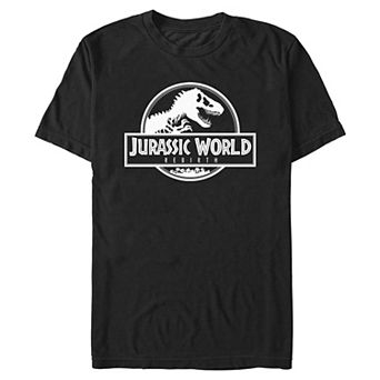 Men's Jurassic World Rebirth Movie Logo Stamp Graphic Tee