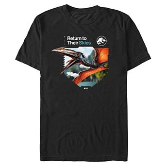 Men's Jurassic World Rebirth Return to Their Skies Graphic Tee