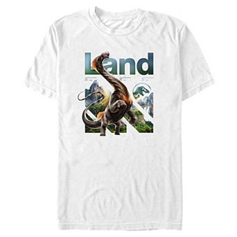 Men's Jurassic World Rebirth Titanosaurus Land Graphic Tee
