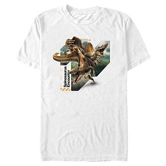 Men's Jurassic World Rebirth Spinosaurus Encounter Graphic Tee