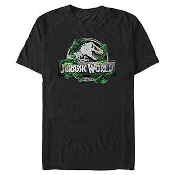 Men's Jurassic World Rebirth Trees Logo Graphic Tee