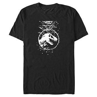 Men's Jurassic World Rebirth Distressed Logo Graphic Tee