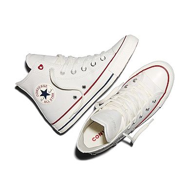 Converse Chuck Taylor All Star Hearts Women's Lace-Up High-Top Sneakers