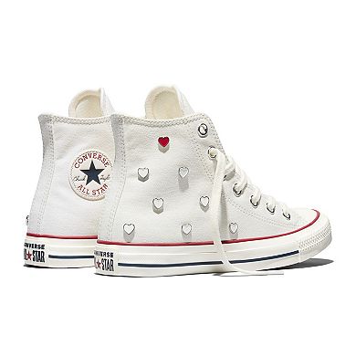 Converse Chuck Taylor All Star Hearts Women's Lace-Up High-Top Sneakers
