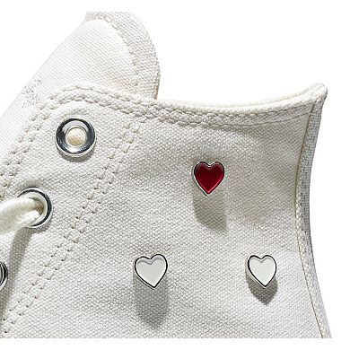 Converse Chuck Taylor All Star Hearts Women's Lace-Up High-Top Sneakers