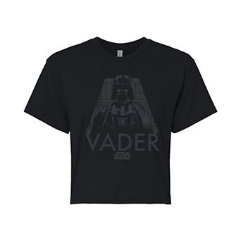 Juniors' Star Wars Darth Vader Cropped Tee