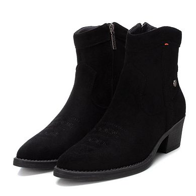 Refresh Women's Italian Western Suede Booties 172126