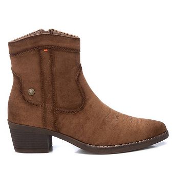 Refresh Women's Italian Western Suede Booties 172126