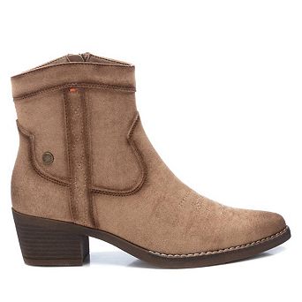 Refresh Women's Italian Western Suede Booties 172126