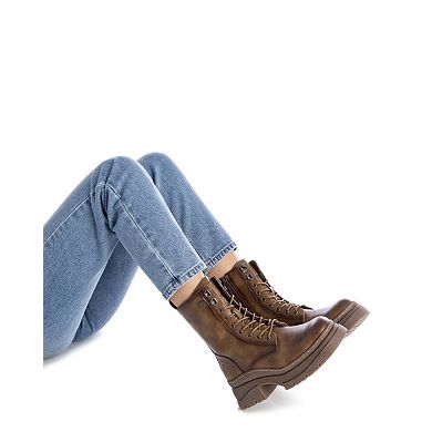 Refresh Women's Combat Booties 171984