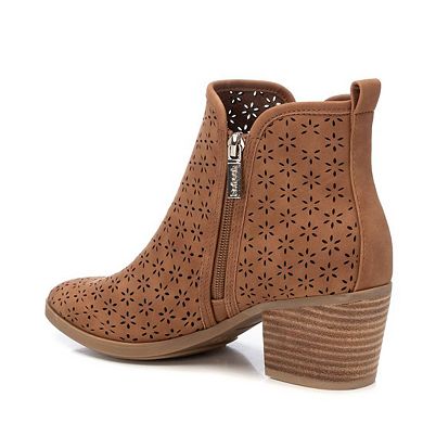 Refresh Women's Fashion Booties with Side Zipper 172784