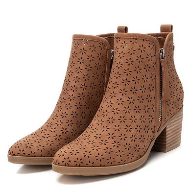 Refresh Women's Fashion Booties with Side Zipper 172784